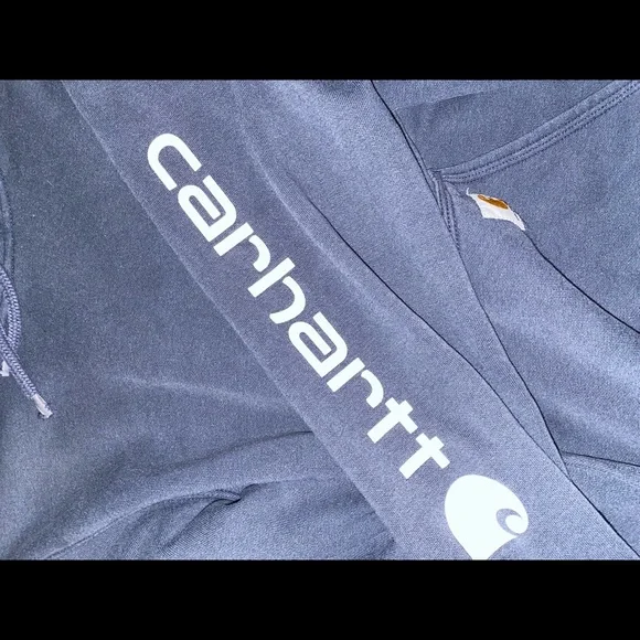 Navy blue Carhartt hoodie - Picture 3 of 3